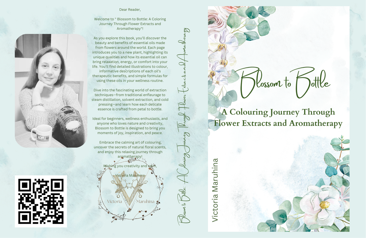 Blossom to Bottle: Floral Aromatherapy Colouring