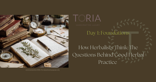 Discover the core questions herbalists ask, from hot and cold patterns to choosing between tea, tincture, oil, compress, or rest. https://www.toria.ie