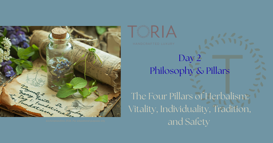 Learn the four core pillars of herbalism - vitality, individuality, tradition, and safety - and why they matter in responsible herbal practice. https://www.toria.ie
