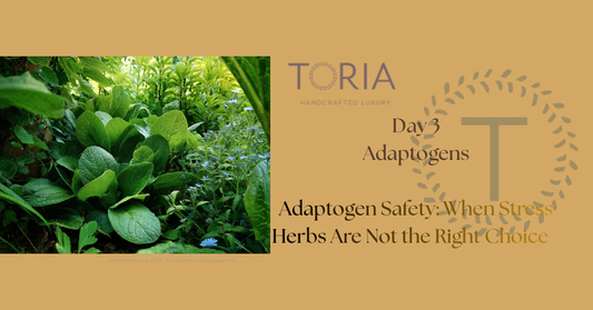 Learn essential adaptogen safety information, including medication interactions, pregnancy, thyroid concerns, autoimmune conditions, and anxiety patterns. https://www.toria.ie