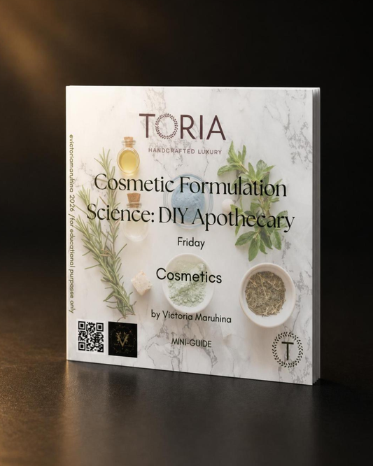 Cosmetic Formulation Science: DIY Apothecary https://www.toria.ie