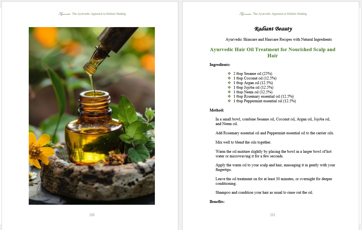 Ayurveda: A Holistic Healing Guide & Doshas Ebook