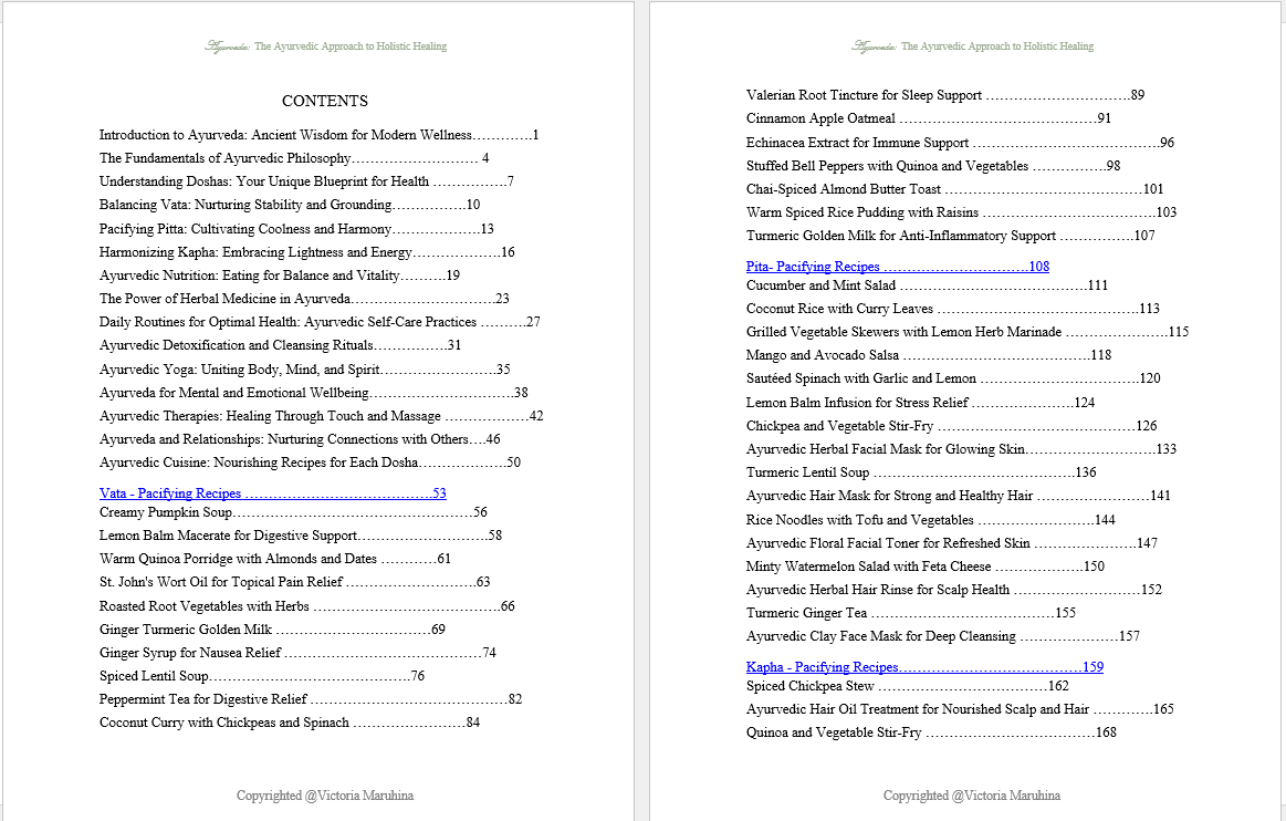 Ayurveda: A Holistic Healing Guide & Doshas Ebook