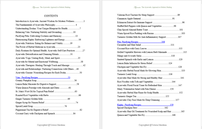 Ayurveda: A Holistic Healing Guide & Doshas Ebook